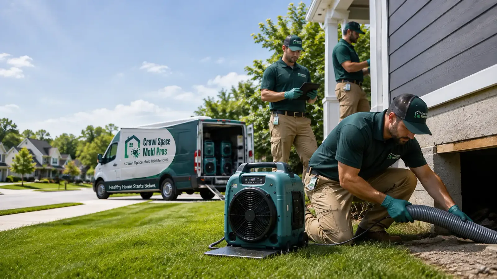 Crawl Space Mold Removal in Renault, IL